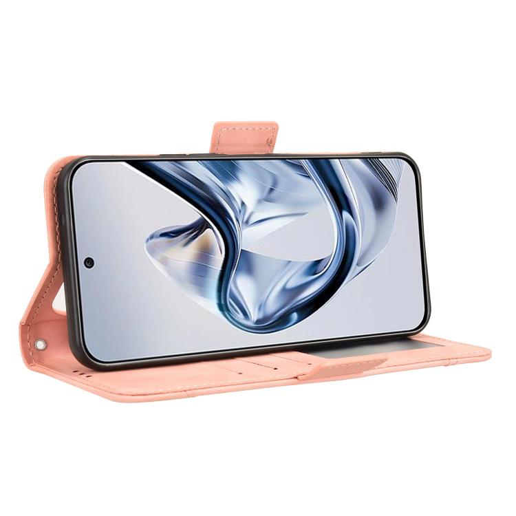 For ZTE nubia Air Skin Feel Calf Texture Card Slots Leather Phone Case