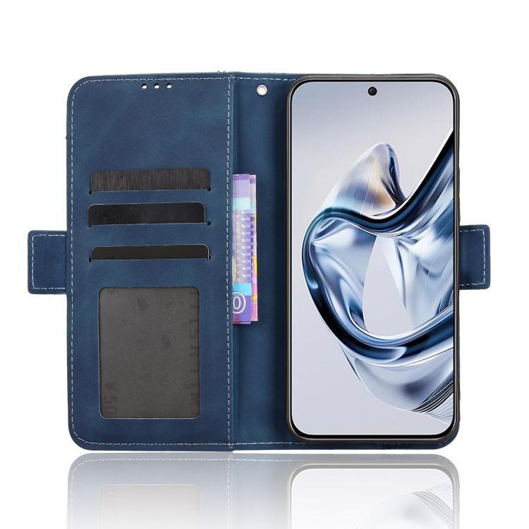 For ZTE nubia Air Skin Feel Calf Texture Card Slots Leather Phone Case