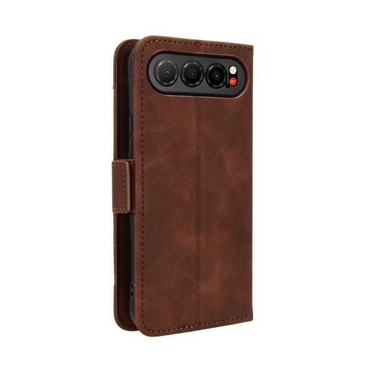 For ZTE nubia Air Skin Feel Calf Texture Card Slots Leather Phone Case