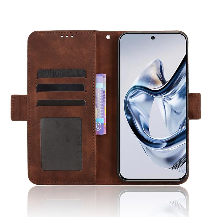 For ZTE nubia Air Skin Feel Calf Texture Card Slots Leather Phone Case