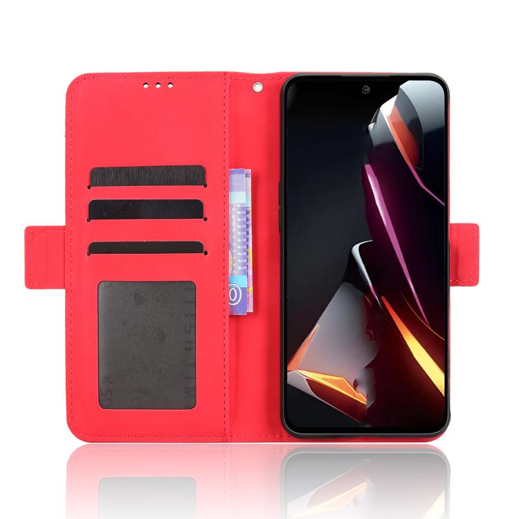 For ZTE nubia Neo 2 Skin Feel Calf Texture Card Slots Leather Phone Case