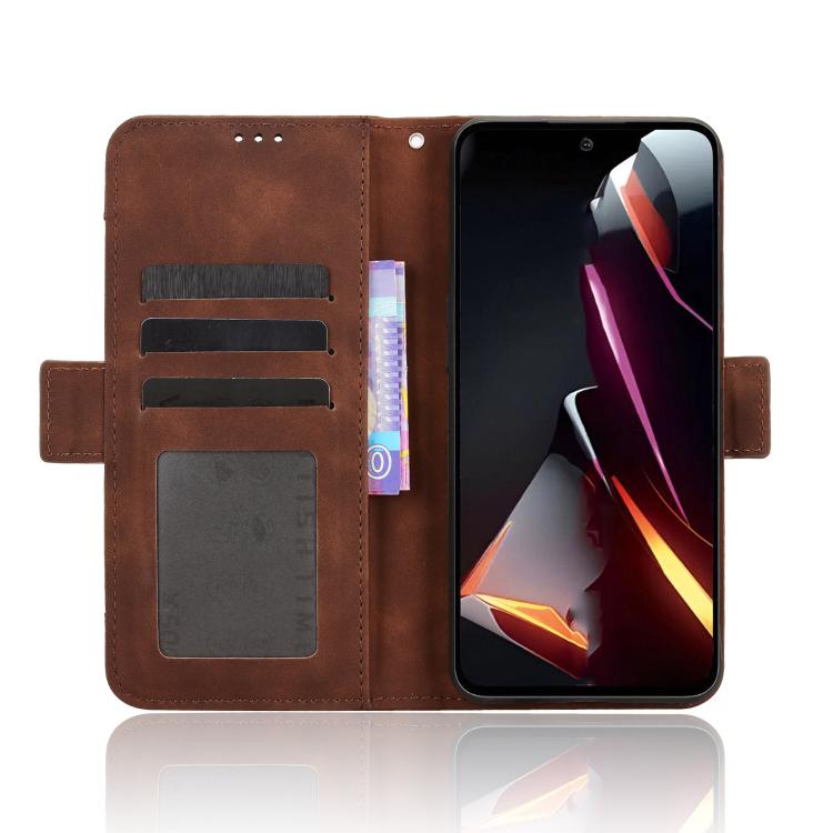 For ZTE nubia Neo 2 Skin Feel Calf Texture Card Slots Leather Phone Case