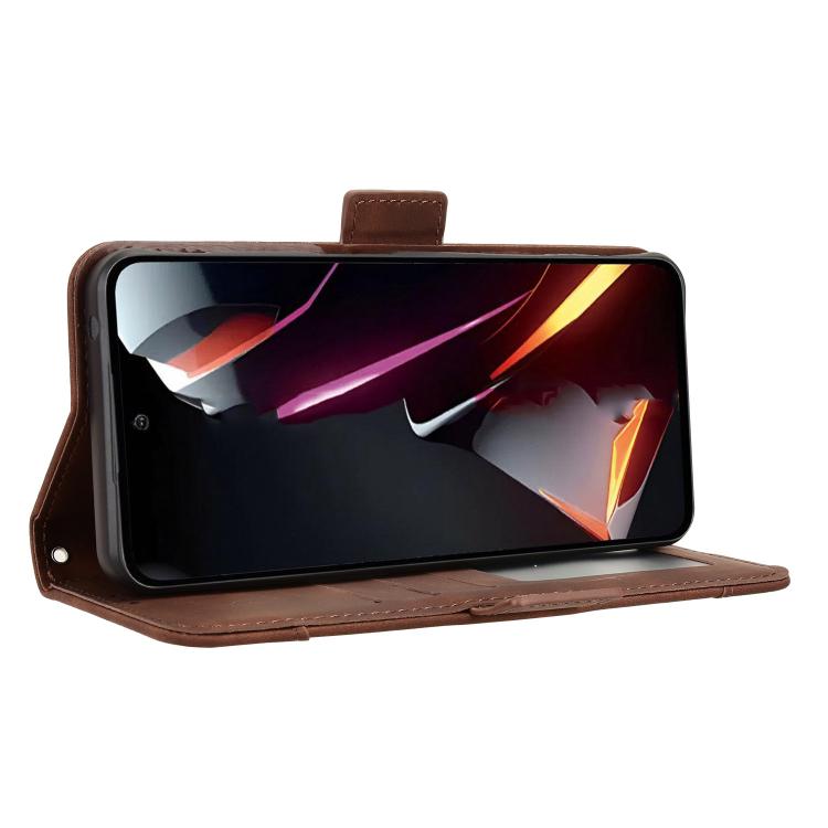 For ZTE nubia Neo 2 Skin Feel Calf Texture Card Slots Leather Phone Case
