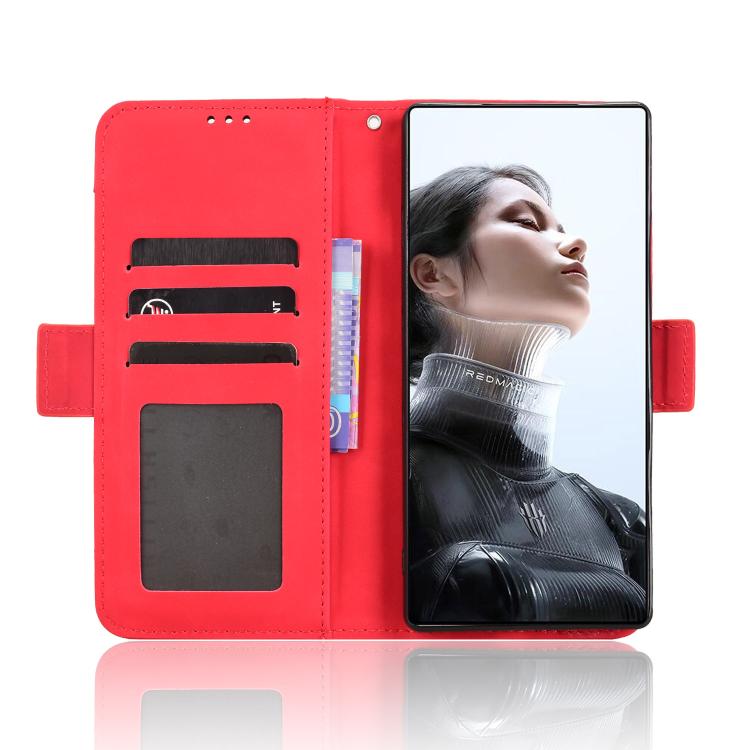 For ZTE nubia RedMagic 11 Pro / 11 Pro+ Skin Feel Calf Texture Card Slots Leather Phone Case