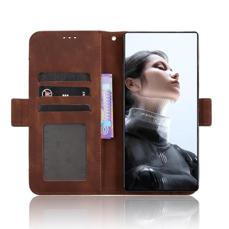 For ZTE nubia RedMagic 11 Pro / 11 Pro+ Skin Feel Calf Texture Card Slots Leather Phone Case