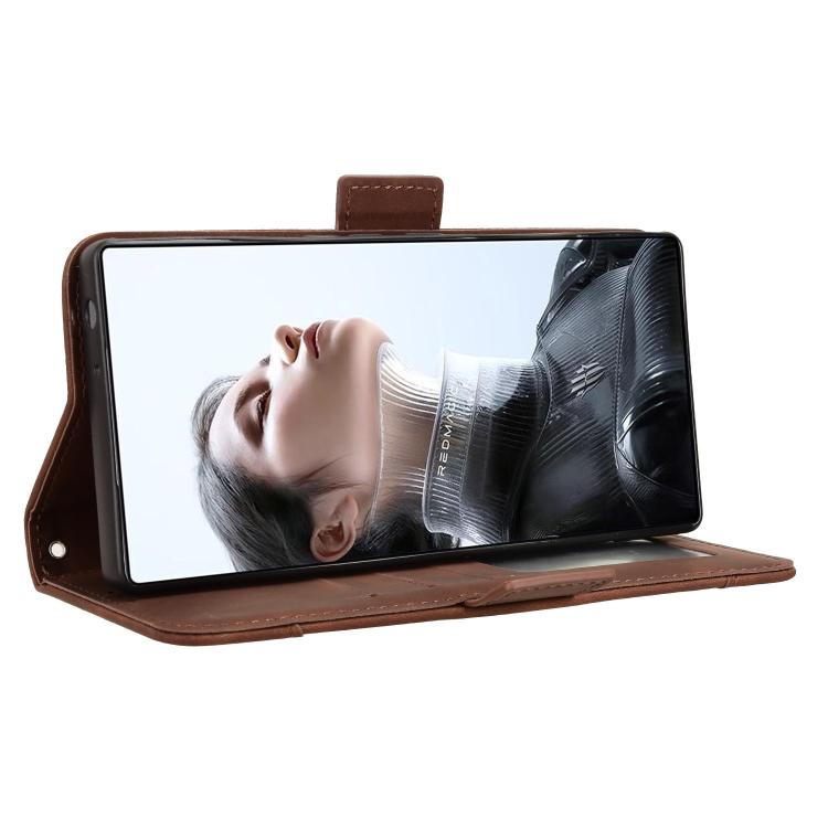 For ZTE nubia RedMagic 11 Pro / 11 Pro+ Skin Feel Calf Texture Card Slots Leather Phone Case
