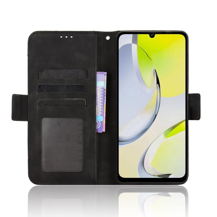 For ZTE Blade A76 4G Skin Feel Calf Texture Card Slots Leather Phone Case