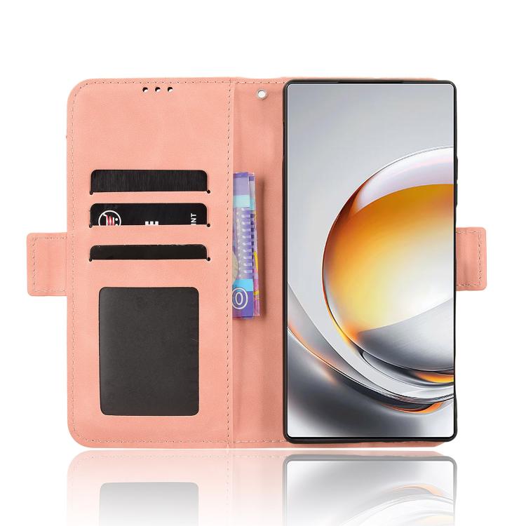 For ZTE nubia Z80 Ultra Skin Feel Calf Texture Card Slots Leather Phone Case