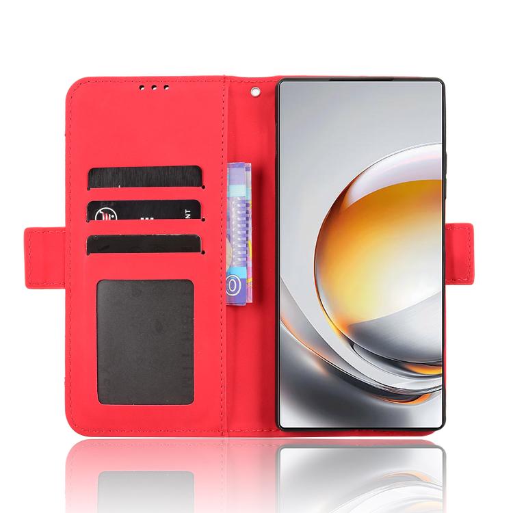 For ZTE nubia Z80 Ultra Skin Feel Calf Texture Card Slots Leather Phone Case