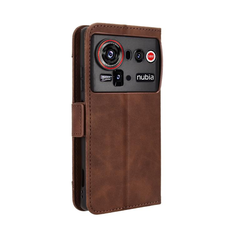 For ZTE nubia Z80 Ultra Skin Feel Calf Texture Card Slots Leather Phone Case