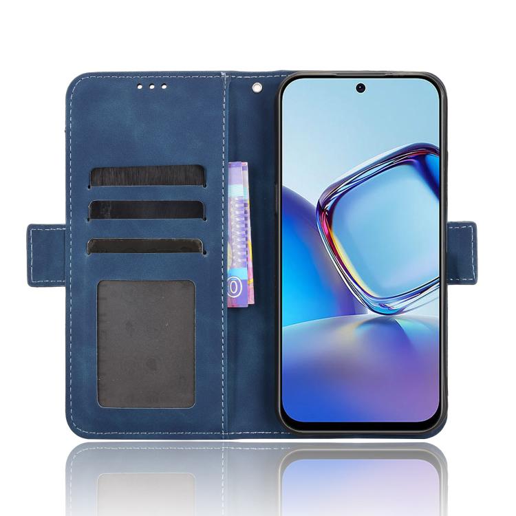 For ZTE nubia V80 Design Skin Feel Calf Texture Card Slots Leather Phone Case