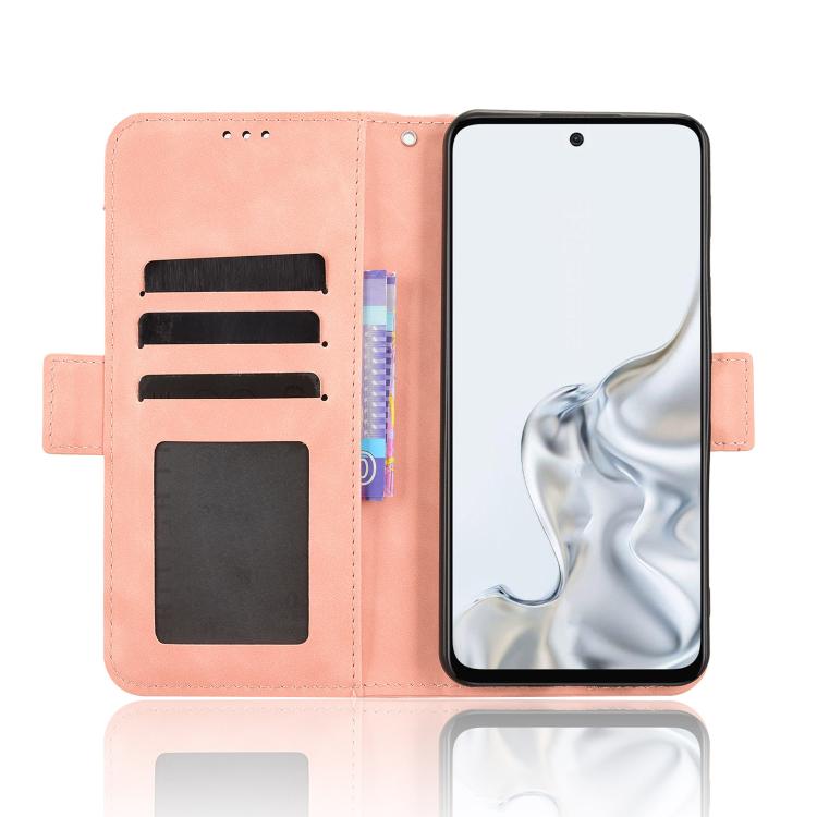 For ZTE nubia S2e / S2R / S2 Lite Skin Feel Calf Texture Card Slots Leather Phone Case