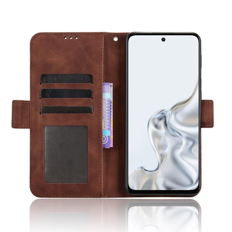 For ZTE nubia S2e / S2R / S2 Lite Skin Feel Calf Texture Card Slots Leather Phone Case