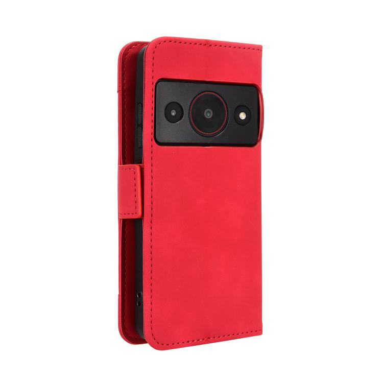 For ZTE A75 Pro / Telstra T-Elite 5G Skin Feel Calf Texture Card Slots Leather Phone Case