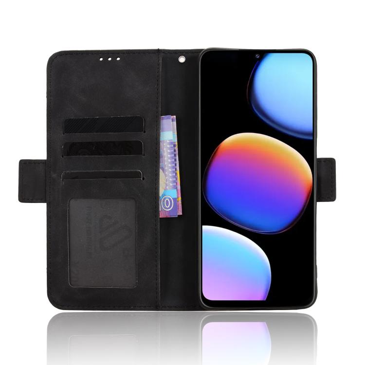 For ZTE Nubia V80 Max Skin Feel Calf Texture Card Slots Leather Phone Case