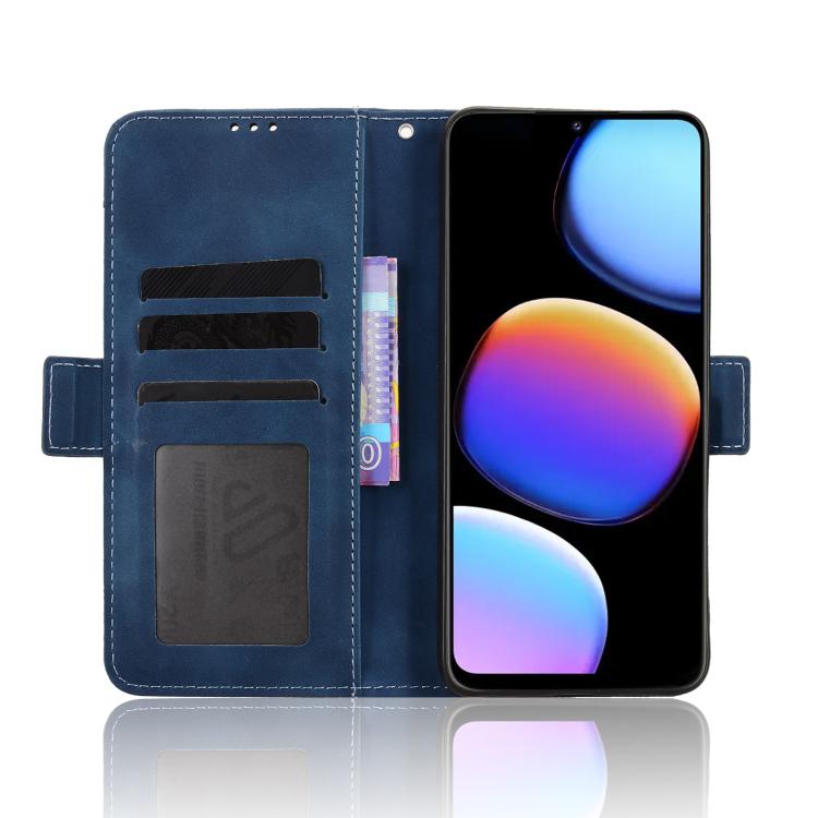 For ZTE Nubia V80 Max Skin Feel Calf Texture Card Slots Leather Phone Case