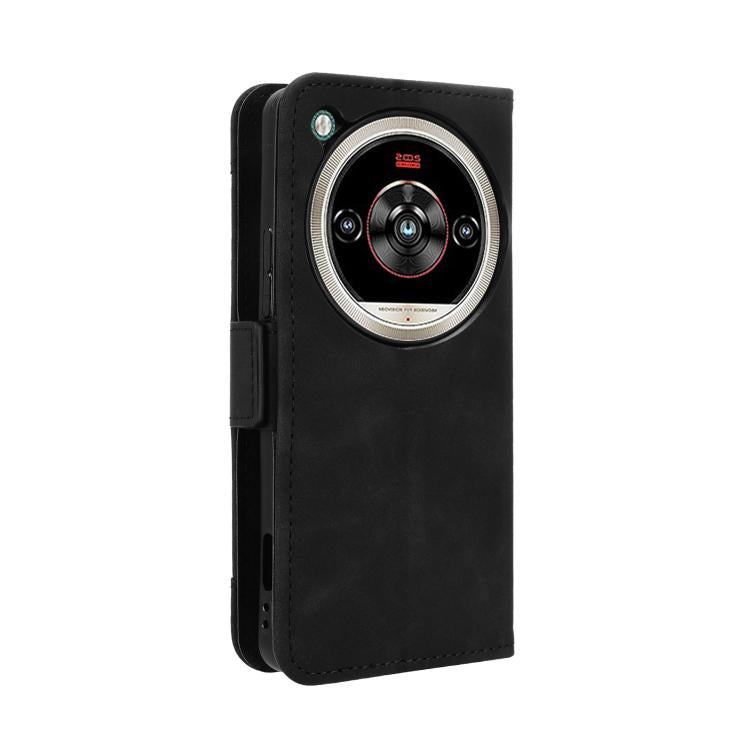 For ZTE nubia Focus 2 Ultra 5G Skin Feel Calf Texture Card Slots Leather Phone Case