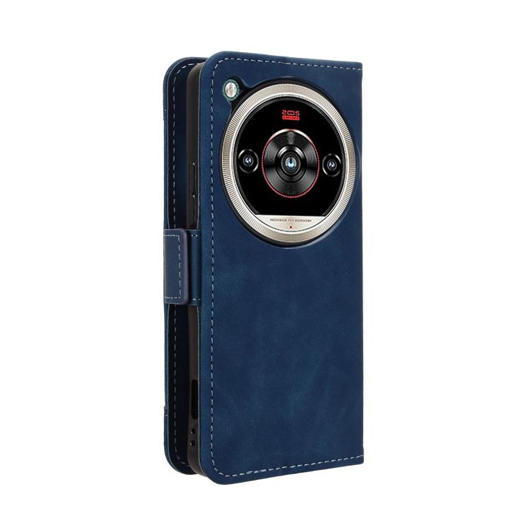 For ZTE nubia Focus 2 Ultra 5G Skin Feel Calf Texture Card Slots Leather Phone Case