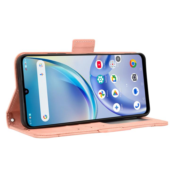 For ZTE Optus X Value 5G Skin Feel Calf Texture Card Slots Leather Phone Case