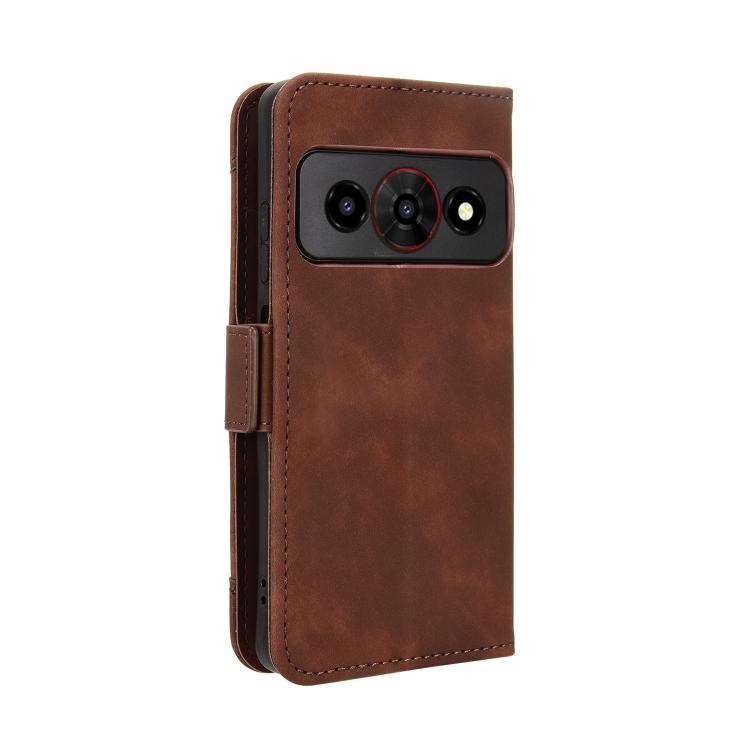 For ZTE Optus X Value 5G Skin Feel Calf Texture Card Slots Leather Phone Case