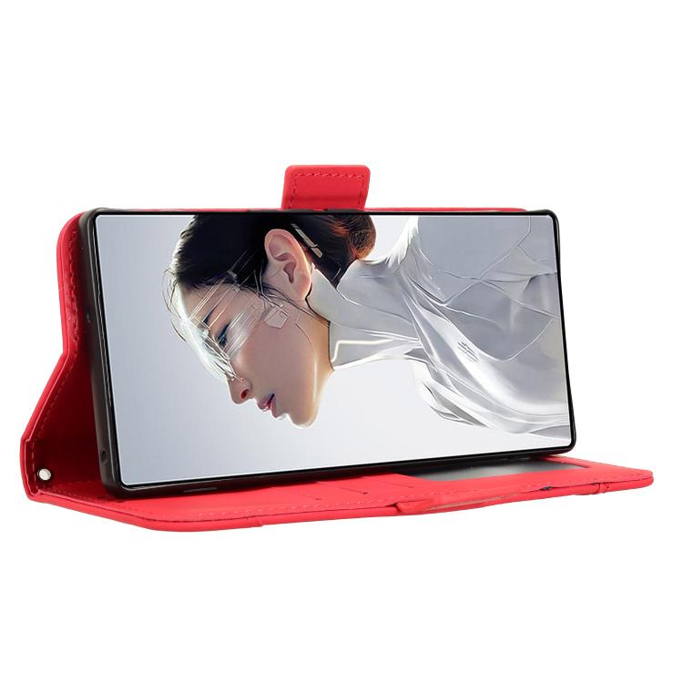 For ZTE nubia RedMagic 11 Air Skin Feel Calf Texture Card Slots Leather Phone Case