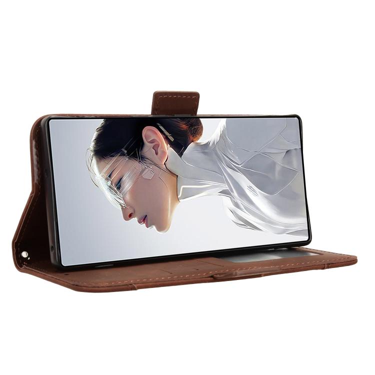 For ZTE nubia RedMagic 11 Air Skin Feel Calf Texture Card Slots Leather Phone Case