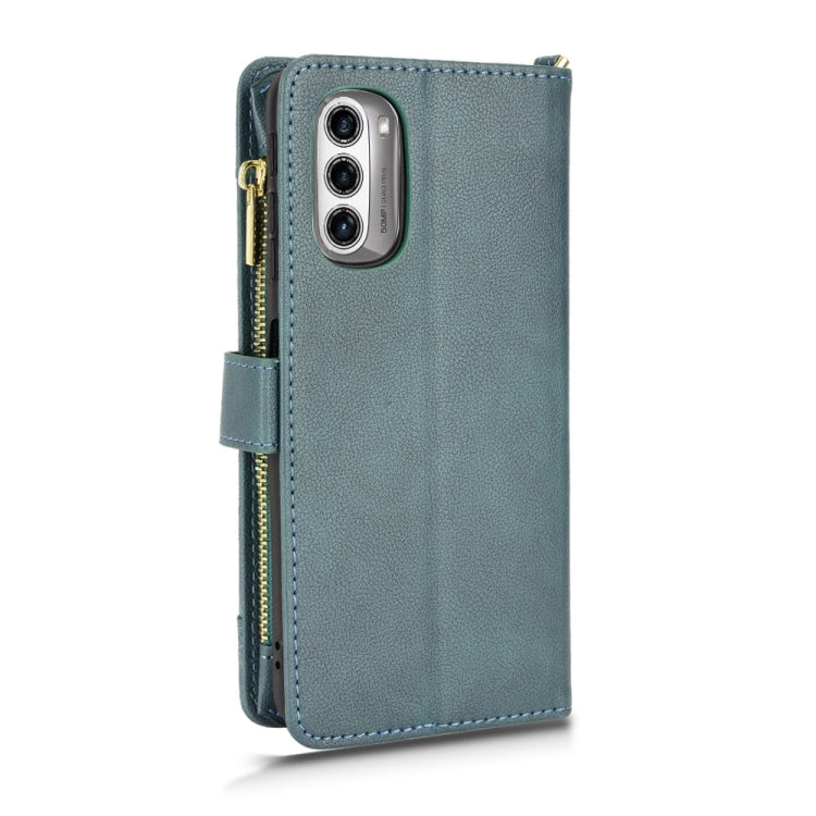 For Motorola Moto G52J 5G Litchi Texture Zipper Leather Phone Case