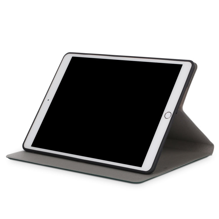 For iPad 10.2 TPU Electric Pressed Horizontal Flip Leather Case with Holder