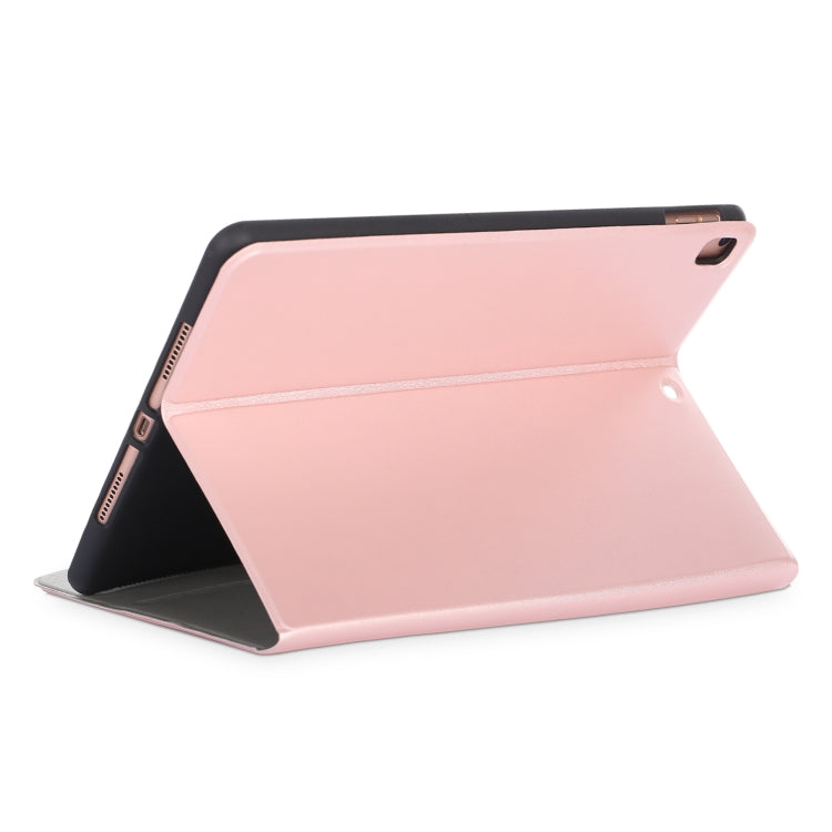 For iPad Air (2019) TPU Electric Pressed Horizontal Flip Leather Case with Holder