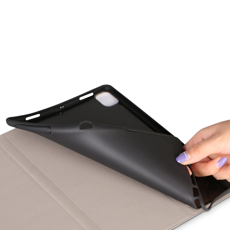 For iPad Pro 11 (2020) TPU Electric Pressed Horizontal Flip Leather Tablet Case with Holder