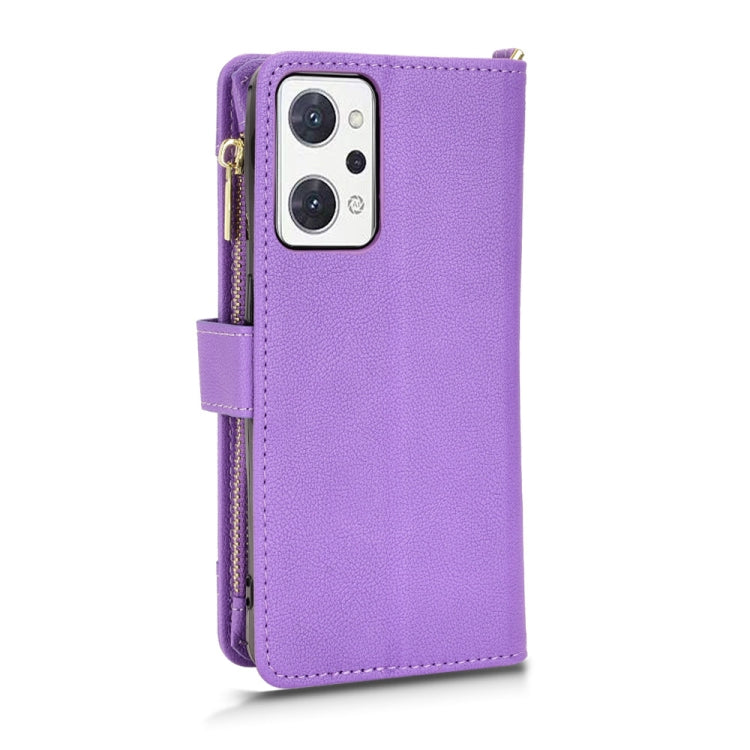 For OPPO Reno7 A JP Version Litchi Texture Zipper Leather Phone Case
