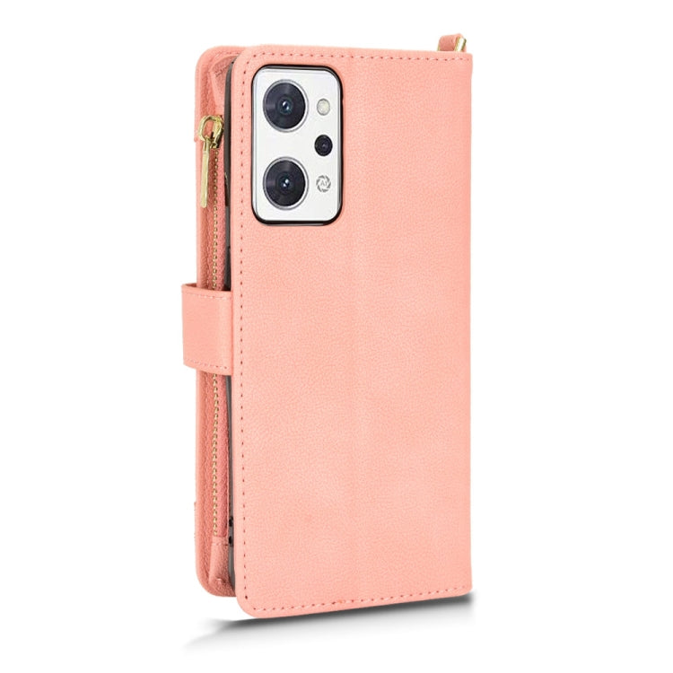 For OPPO Reno7 A JP Version Litchi Texture Zipper Leather Phone Case