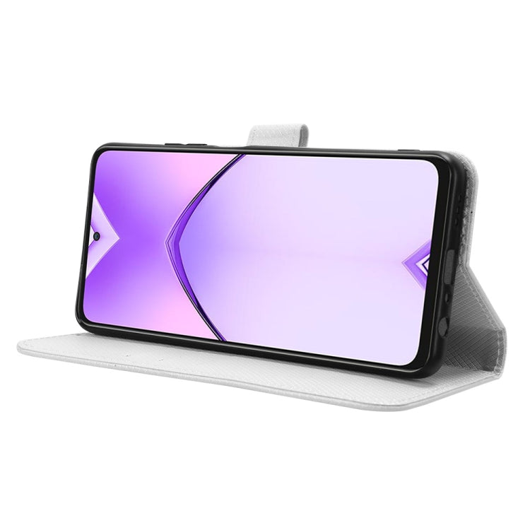 For OPPO A3 Pro 5G Global Diamond Texture Leather Phone Case