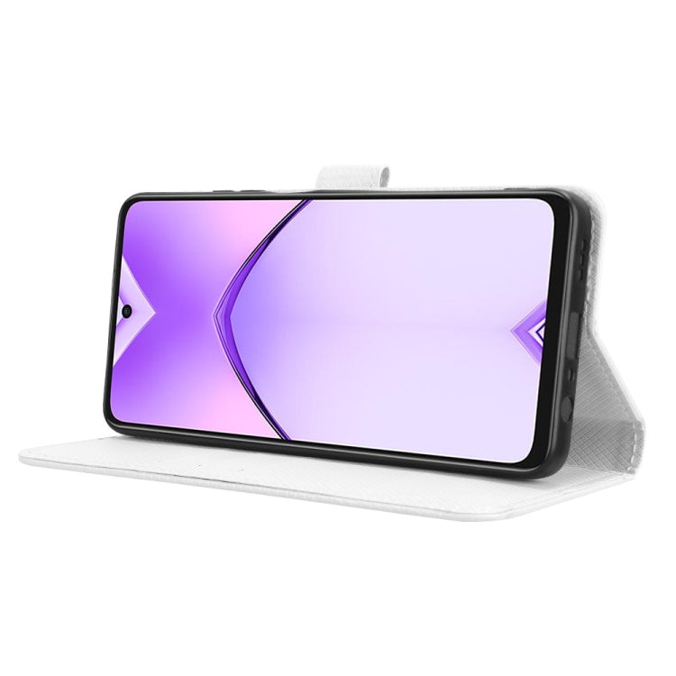 For OPPO A3x 5G India Diamond Texture Leather Phone Case