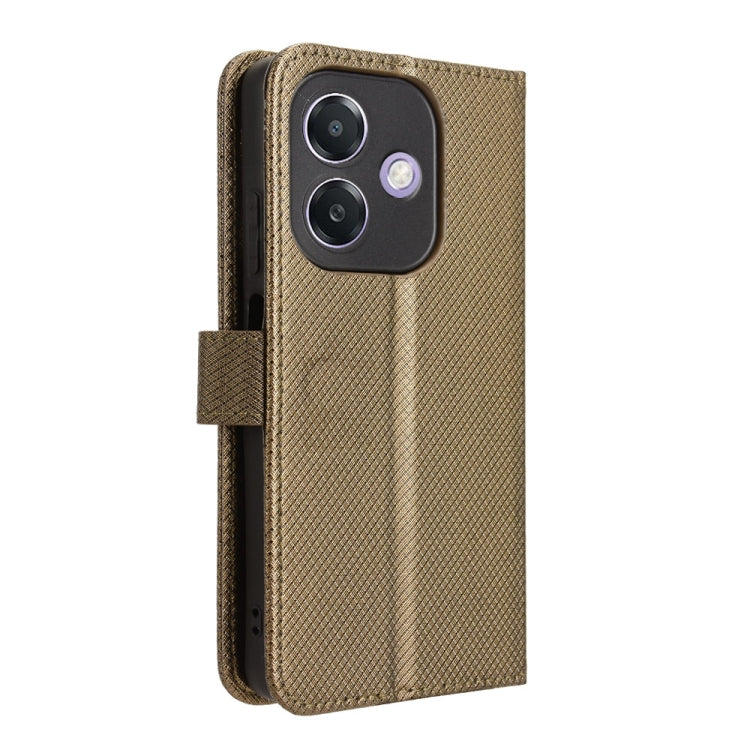 For OPPO A3x 5G India Diamond Texture Leather Phone Case