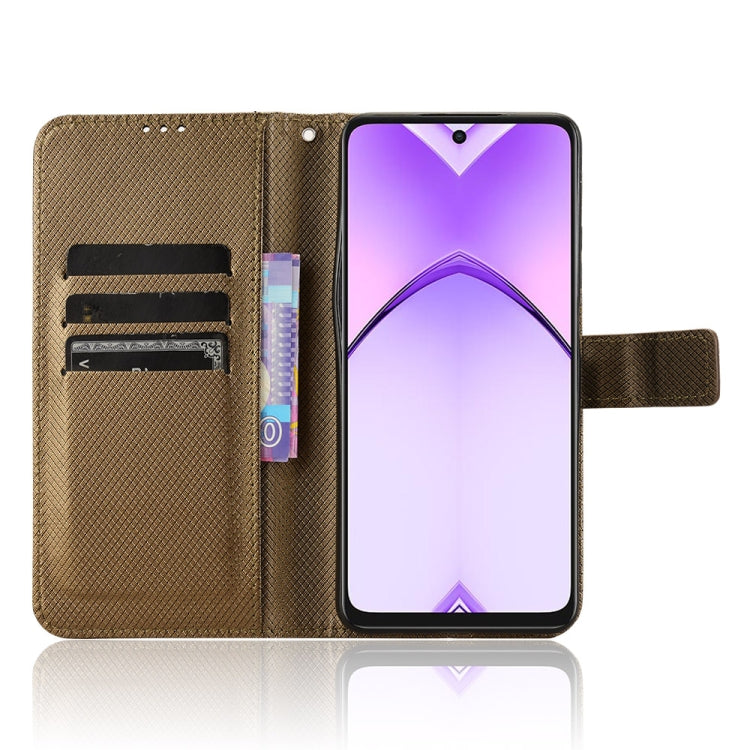 For OPPO A3x 5G India Diamond Texture Leather Phone Case