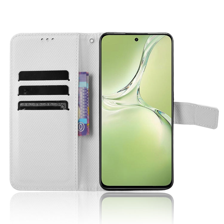 For OPPO K12X 5G / OnePlus Nord CE4 Lite 5G Diamond Texture Leather Phone Case