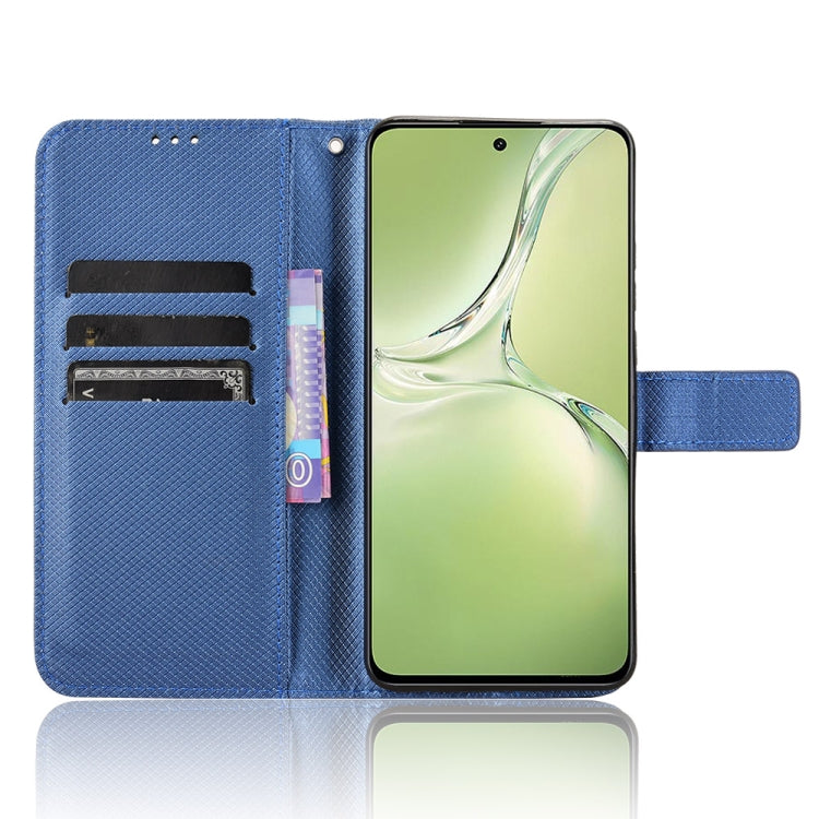 For OPPO K12X 5G / OnePlus Nord CE4 Lite 5G Diamond Texture Leather Phone Case