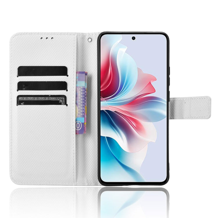 For OPPO Reno11 PJH110 Diamond Texture Leather Phone Case