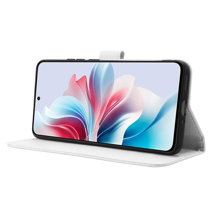 For OPPO Reno11 PJH110 Diamond Texture Leather Phone Case