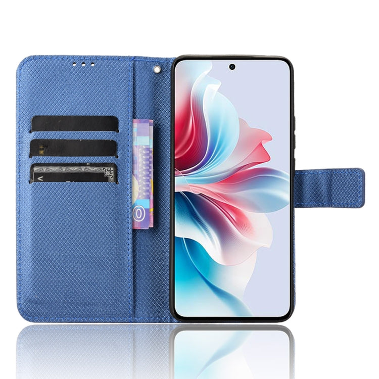 For OPPO Reno11 PJH110 Diamond Texture Leather Phone Case