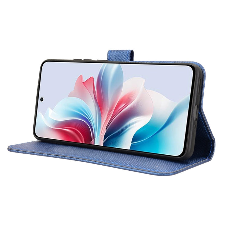 For OPPO Reno11 PJH110 Diamond Texture Leather Phone Case