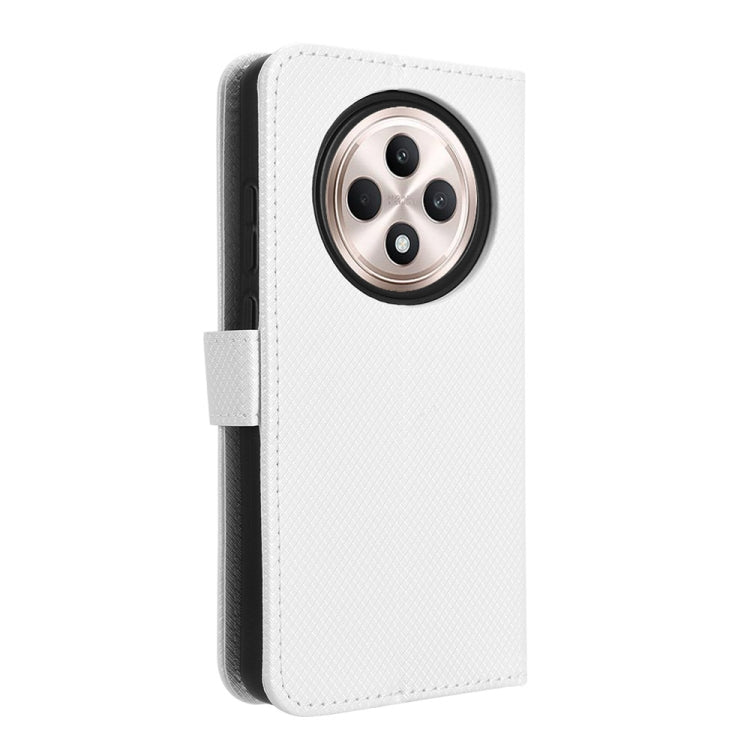 For OPPO Reno12 F 5G Diamond Texture Leather Phone Case