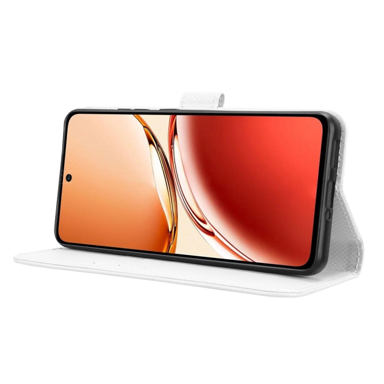 For OPPO Reno12 F 5G Diamond Texture Leather Phone Case