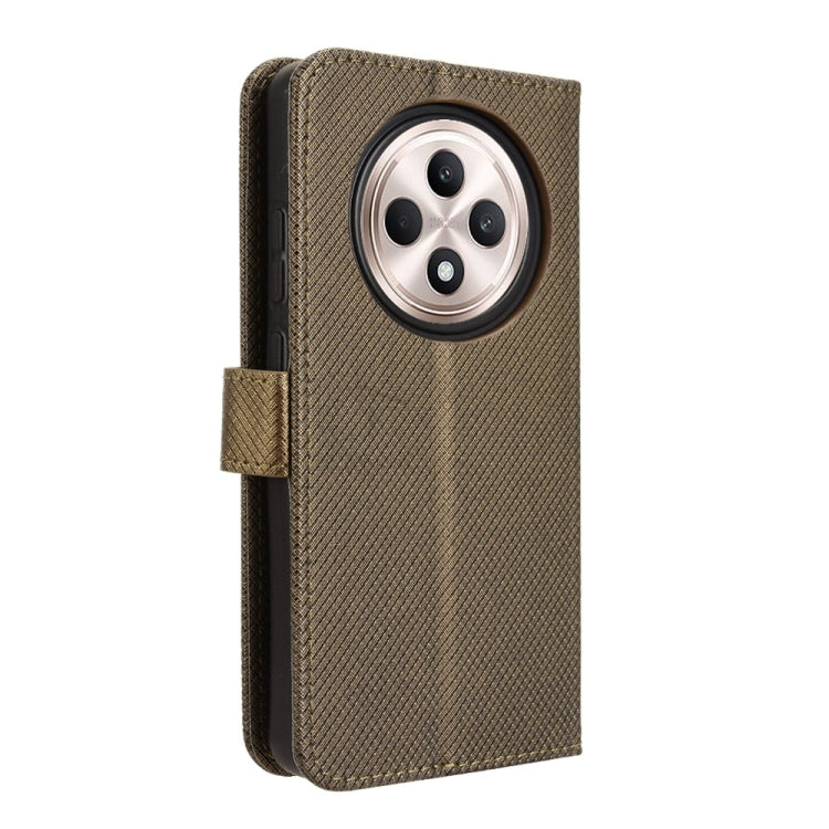 For OPPO Reno12 F 5G Diamond Texture Leather Phone Case