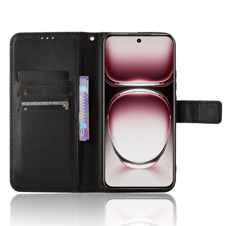 For OPPO Reno12 Pro 5G Global Diamond Texture Leather Phone Case