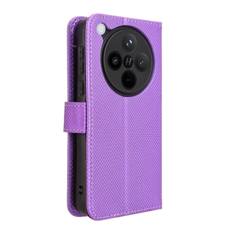For OPPO Find X8 Diamond Texture Leather Phone Case