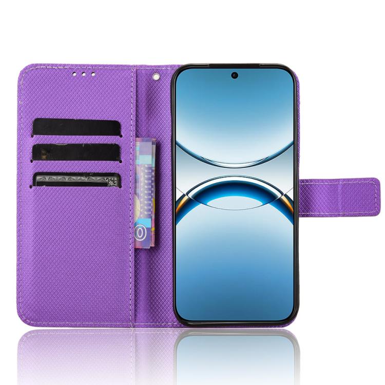 For OPPO Find X8 Diamond Texture Leather Phone Case