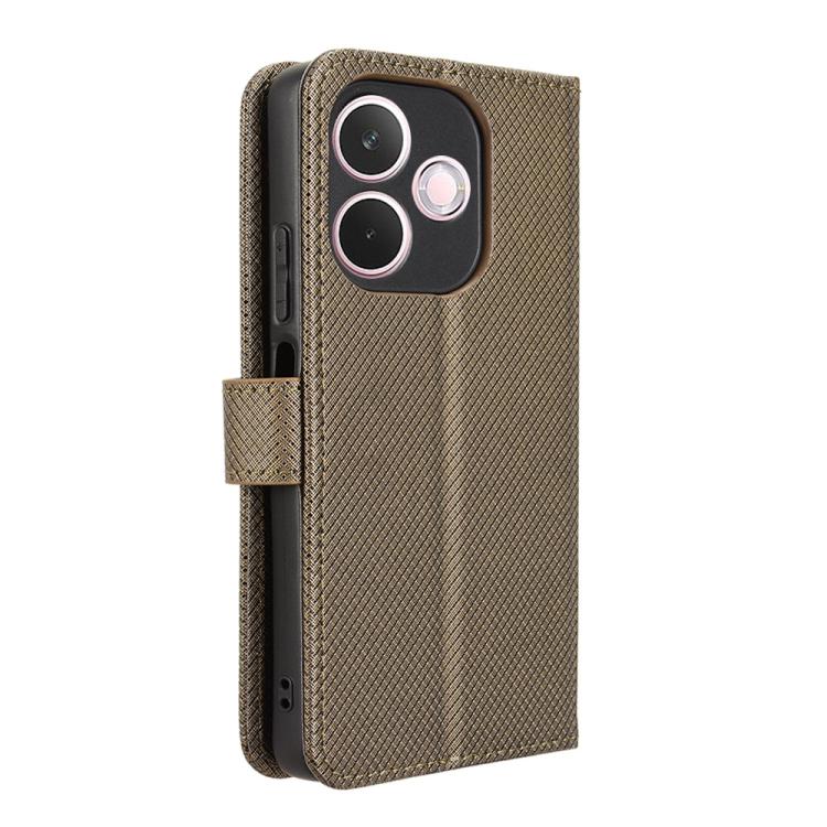 For OPPO A5 Pro 5G Global Diamond Texture Leather Phone Case