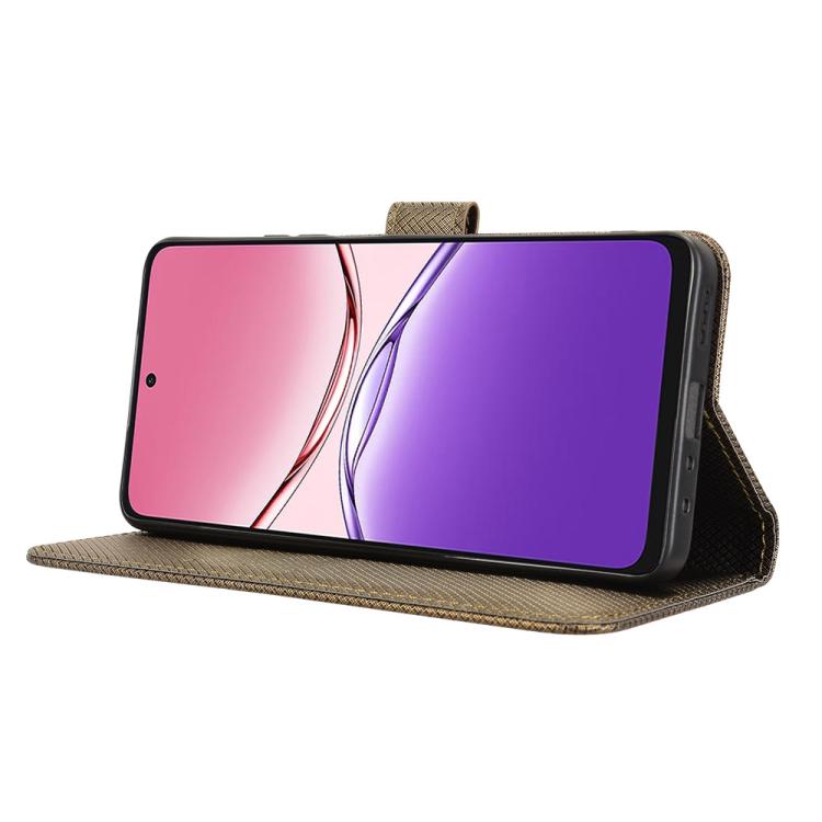 For OPPO A5 Pro 5G Global Diamond Texture Leather Phone Case